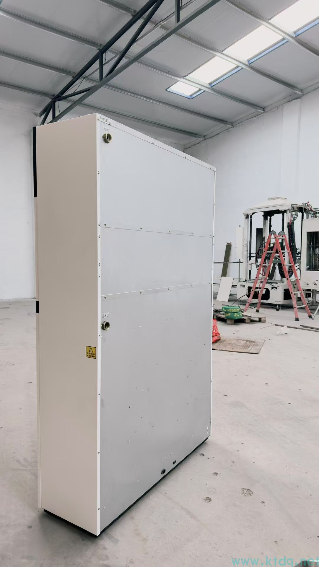 廠家供應大型10匹商用水空調 冷暖兩用水冷空調井水柜機(圖3)